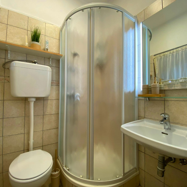 Bathroom / WC, OLIVA, Aurelis Apartments near the sea and the center of Poreč, Istria, Croatia Poreč